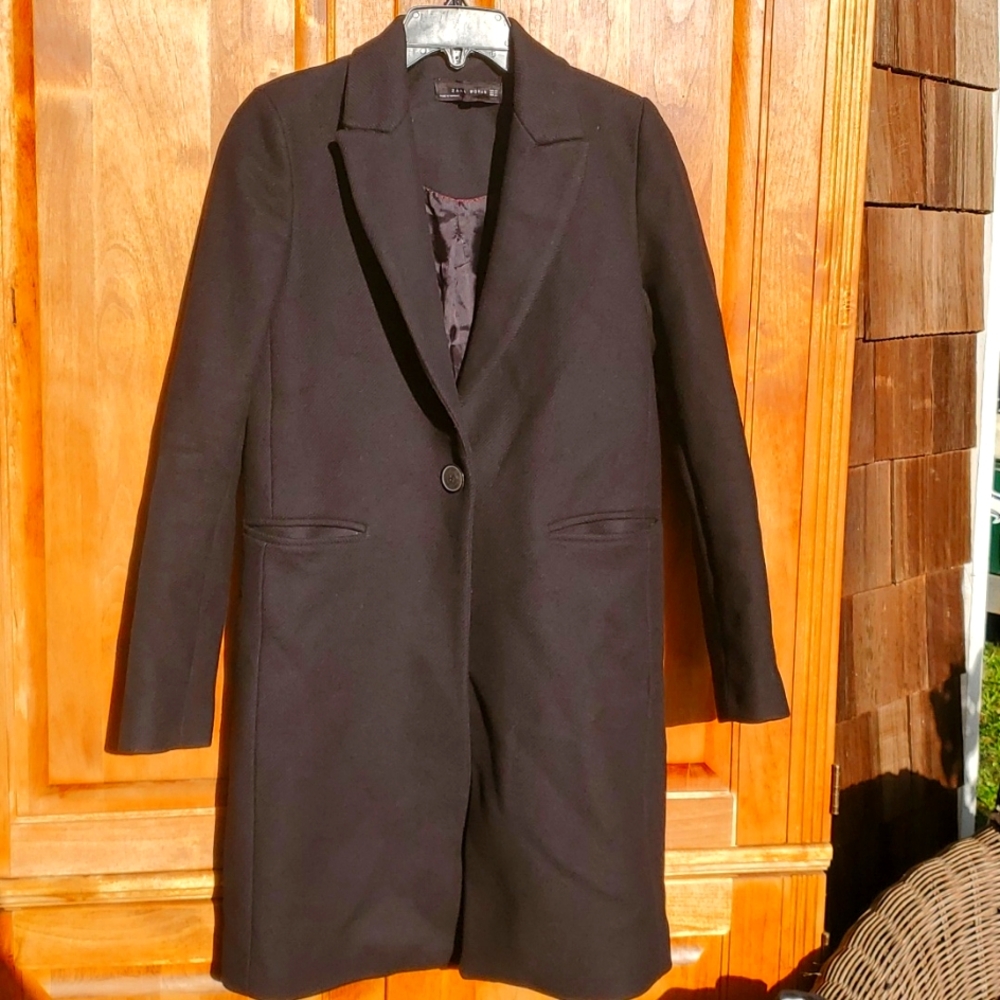 Zara woman xs 3/4 length coat